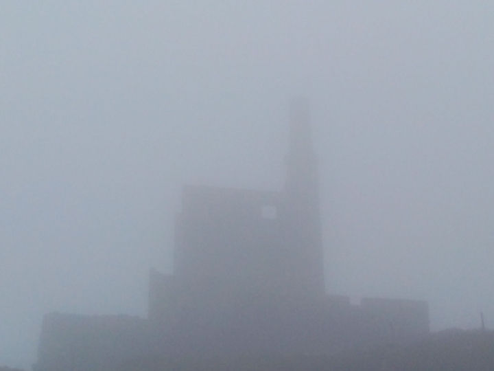 Mineshaft in mist