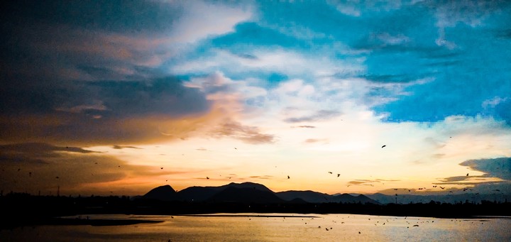 sun set