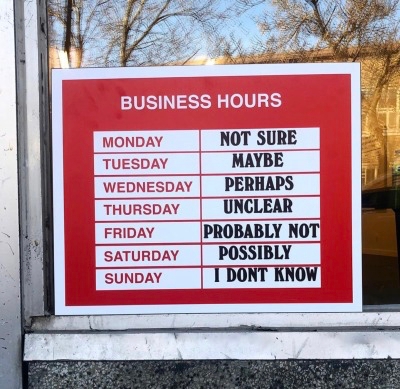 current business hours