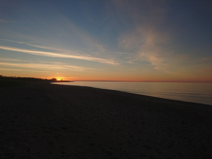 Sunset at beach