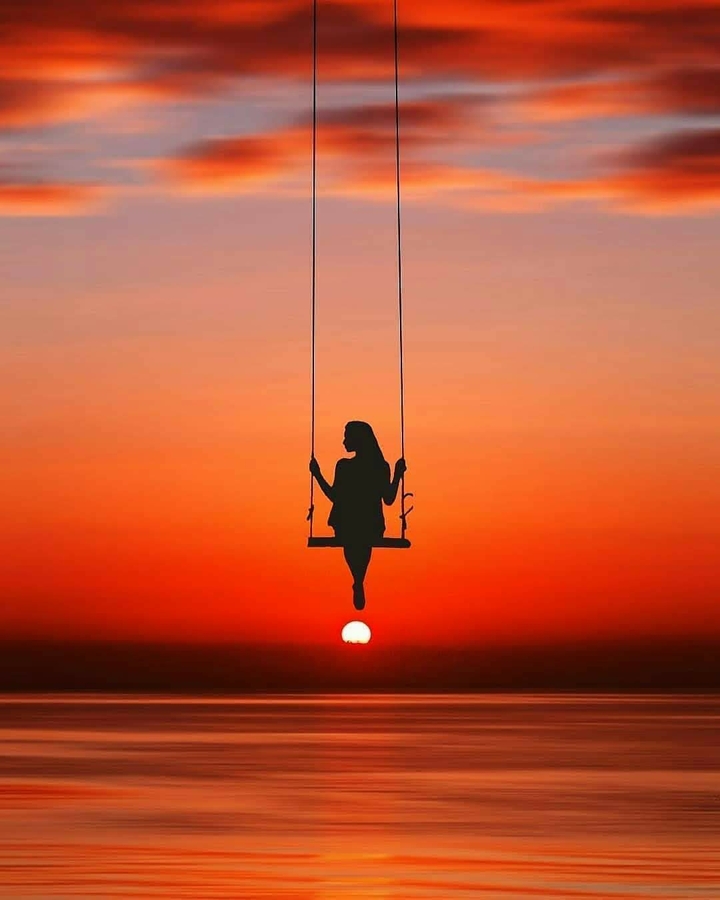 Sweet sunset swing