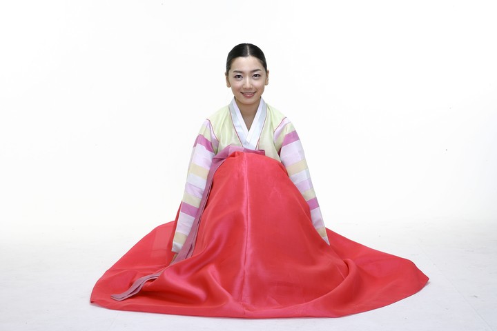 Couple in Korean Dress