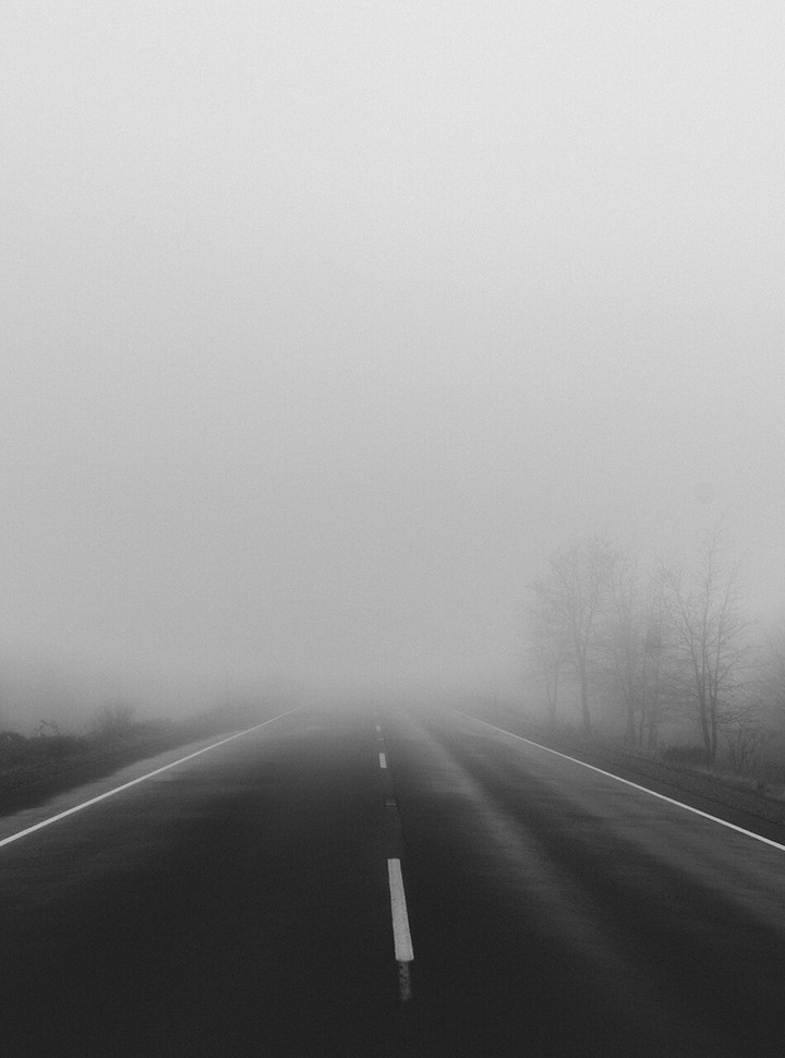 Fog road