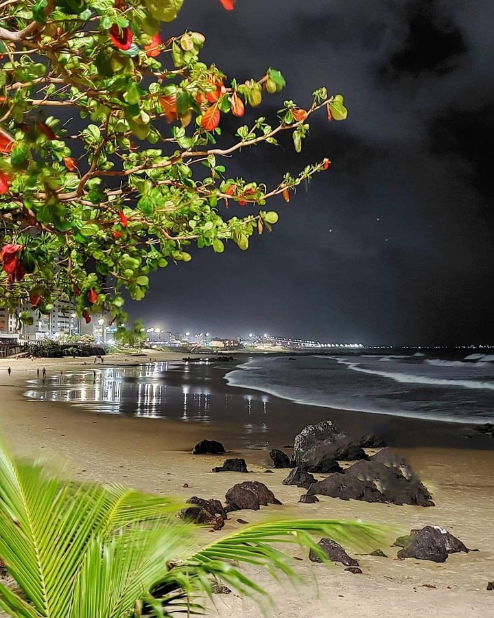 Praia de areia preta/RN