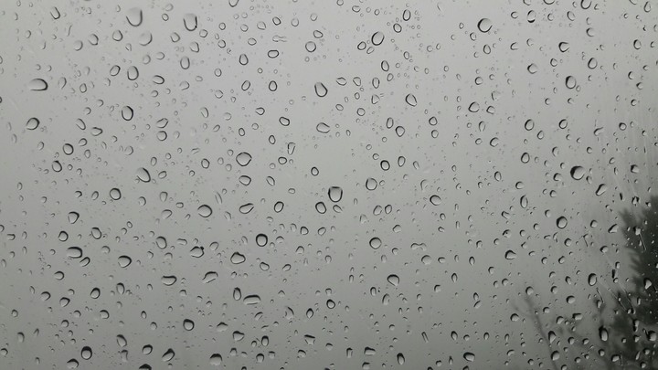 its raining badly
