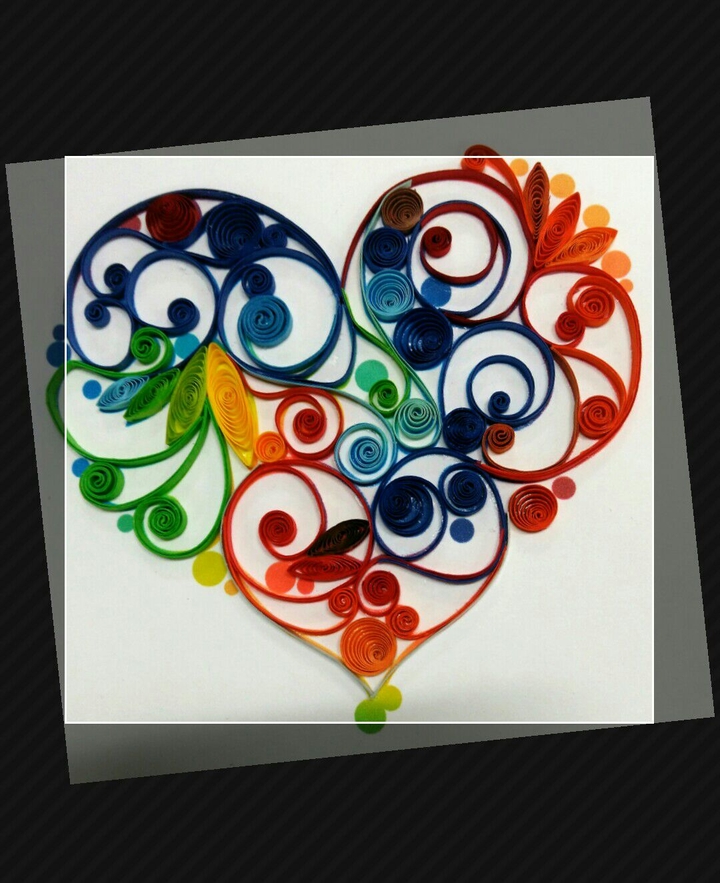 quiling art-heart