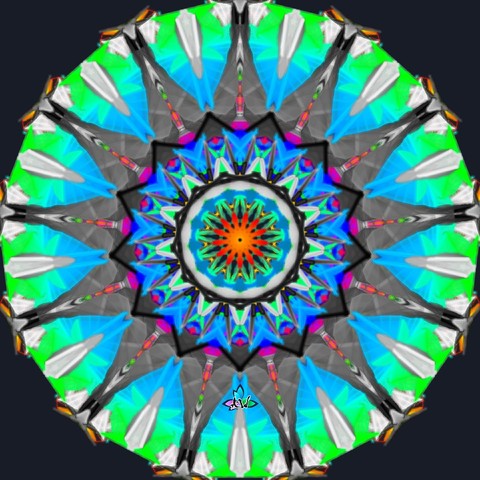 Green Eyed Mandala