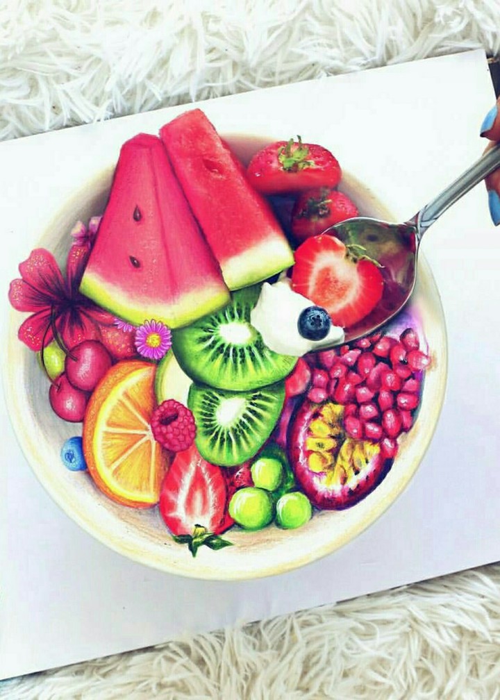 Eat fruit mixed