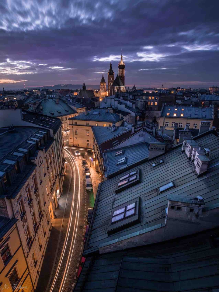 rooftops of Cracow