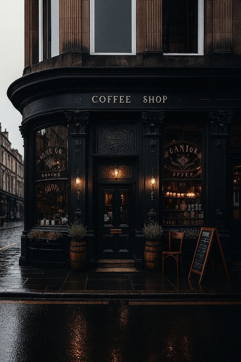 обои evening, Shop
