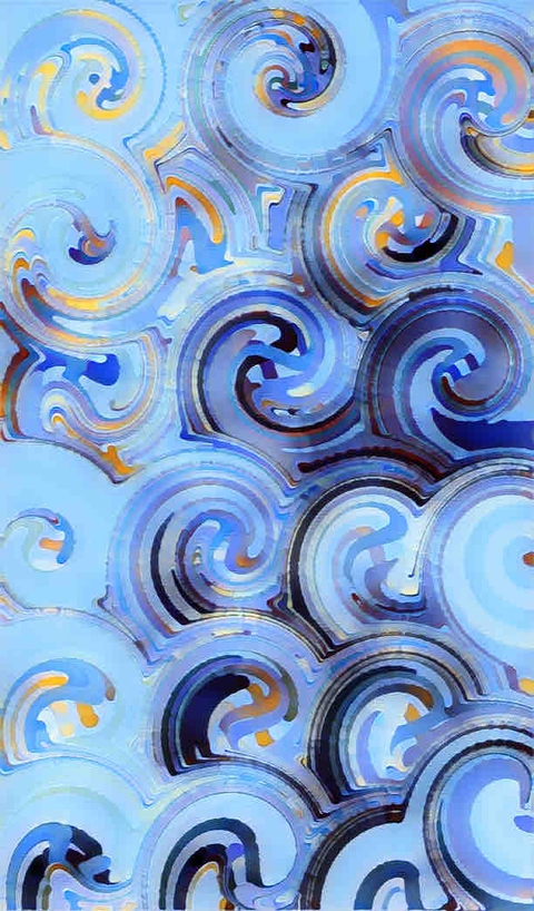 aqua, symmetry वॉलपेपर
