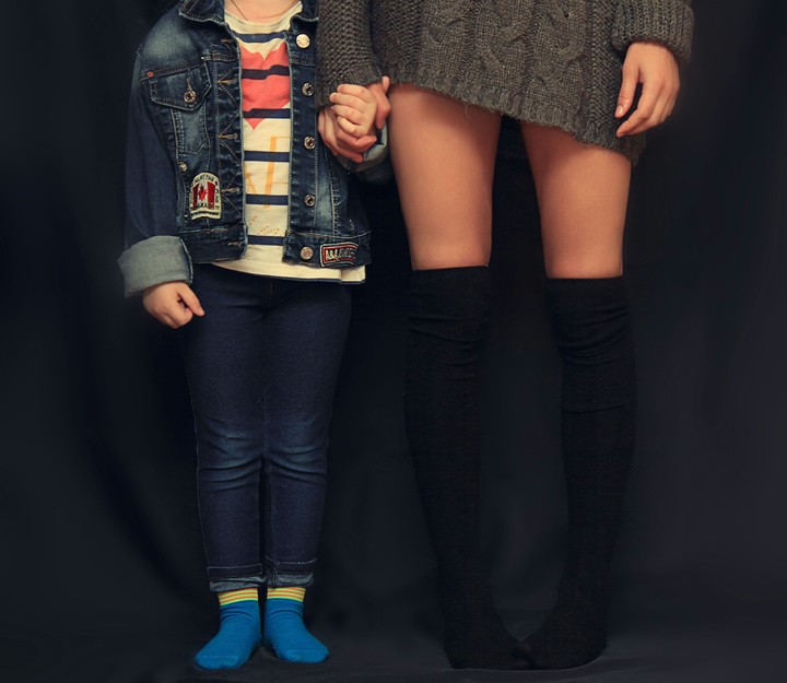 my wife and daughter