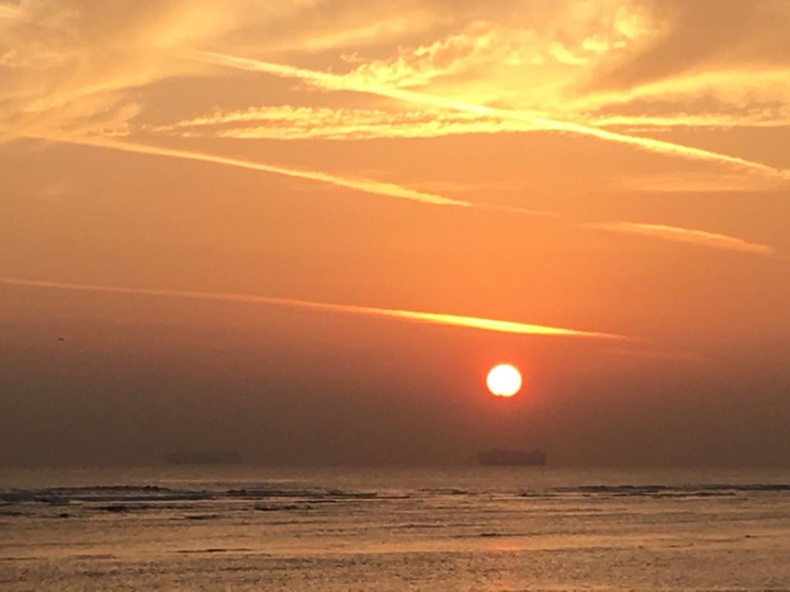 atardecer