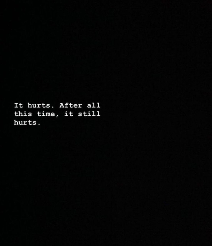 hurts..