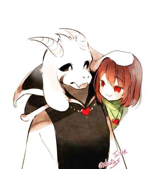 Undertale в стиле аниме