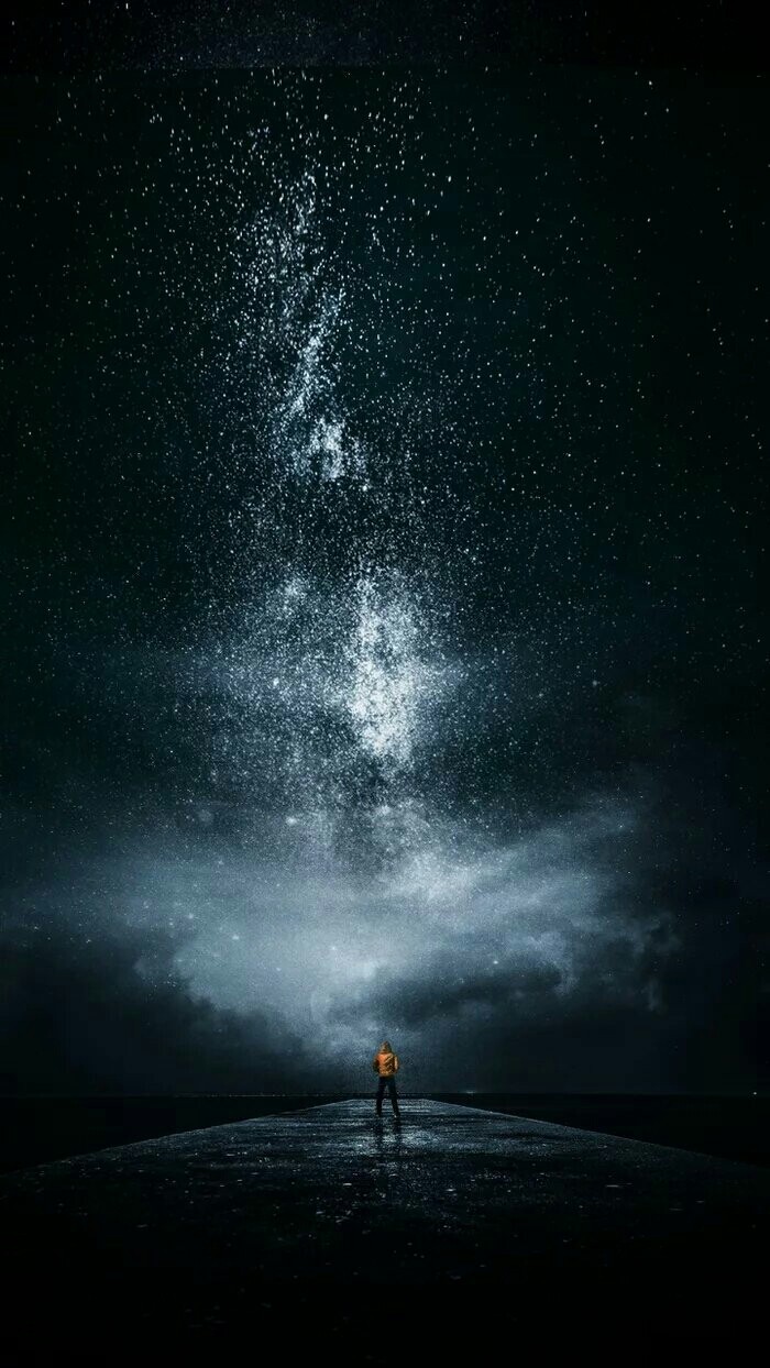 Stars in night
