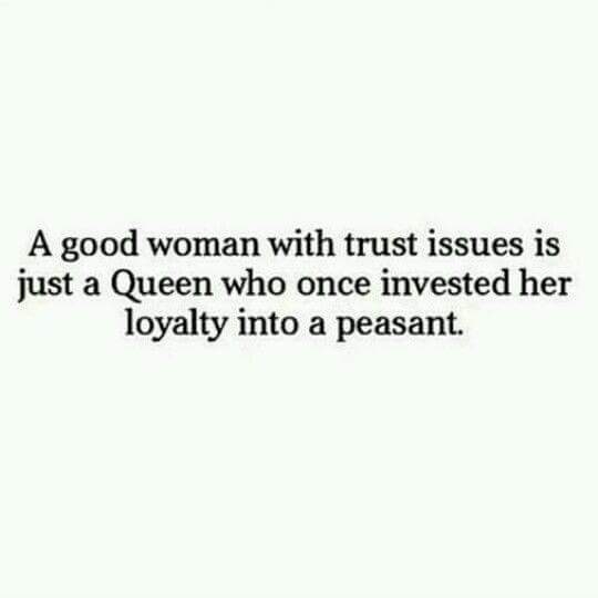 Trust issues