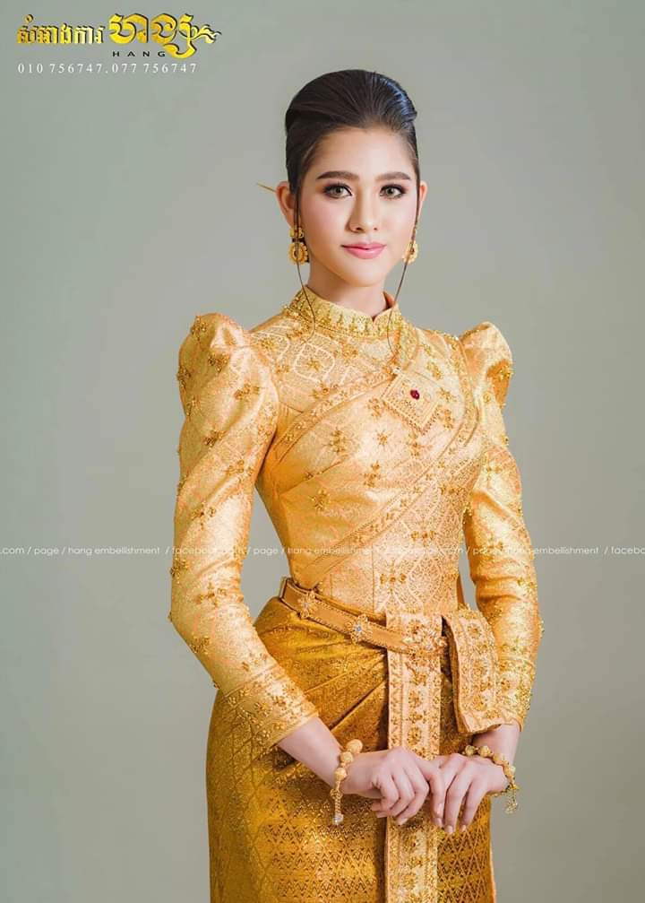 Cambodian's wedding costume