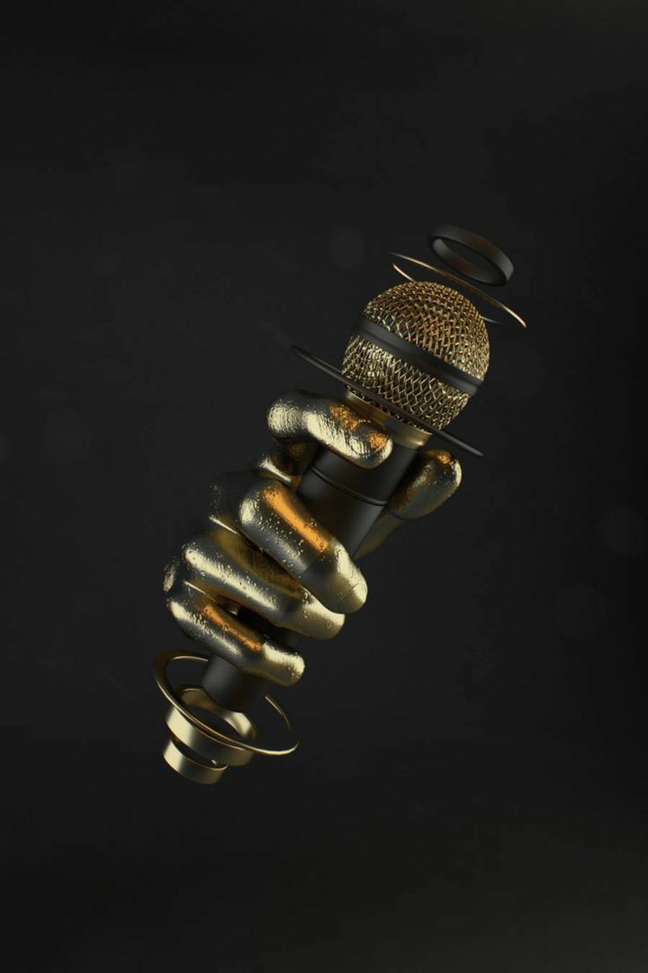 gold and black