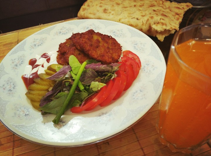 Iranian food cutlet
