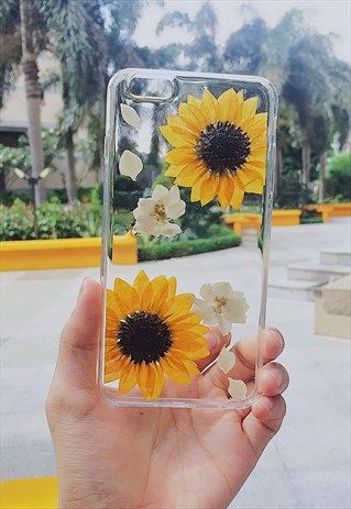 Sunflower Resin Back cover