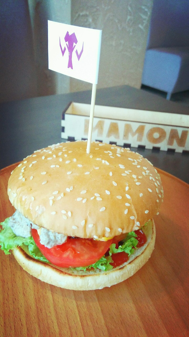 delicious hamburger