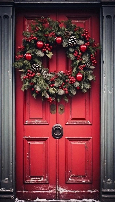papéis de parede wreath, ornament