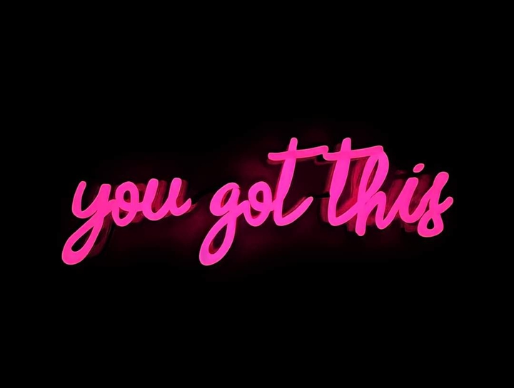 You got this