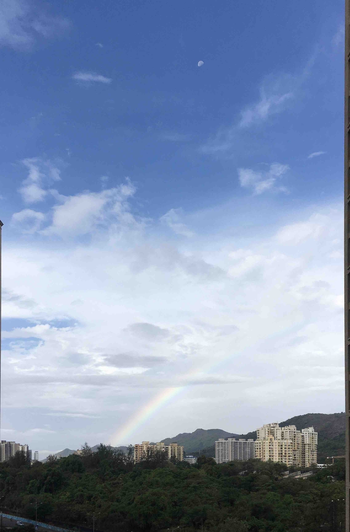 catching a rainbow!