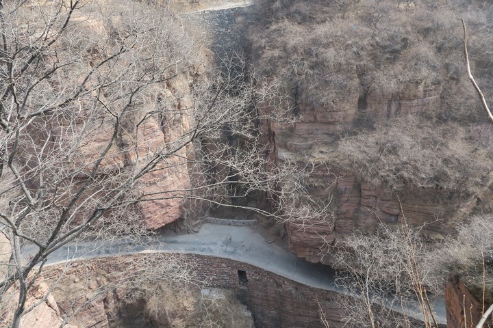 Alpine mountain road