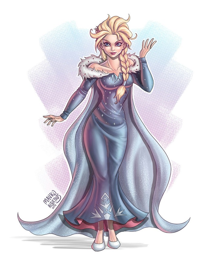 Queen Elsa  olaf's frozen adventure