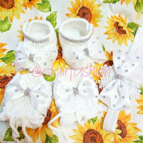 BABY BOOTIES SET MITTEN