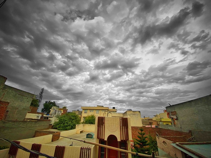 cloudy weather