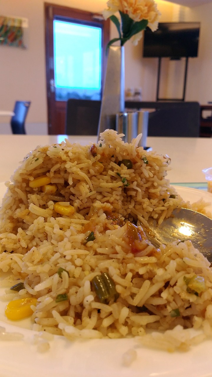 veg corn rice
