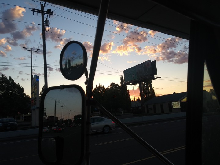urban sunset
