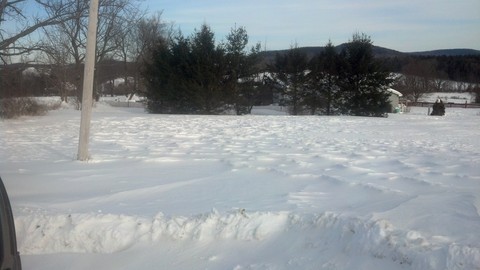 waves in an ocean of snow