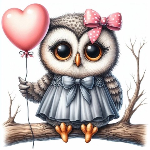papéis de parede heart, bird