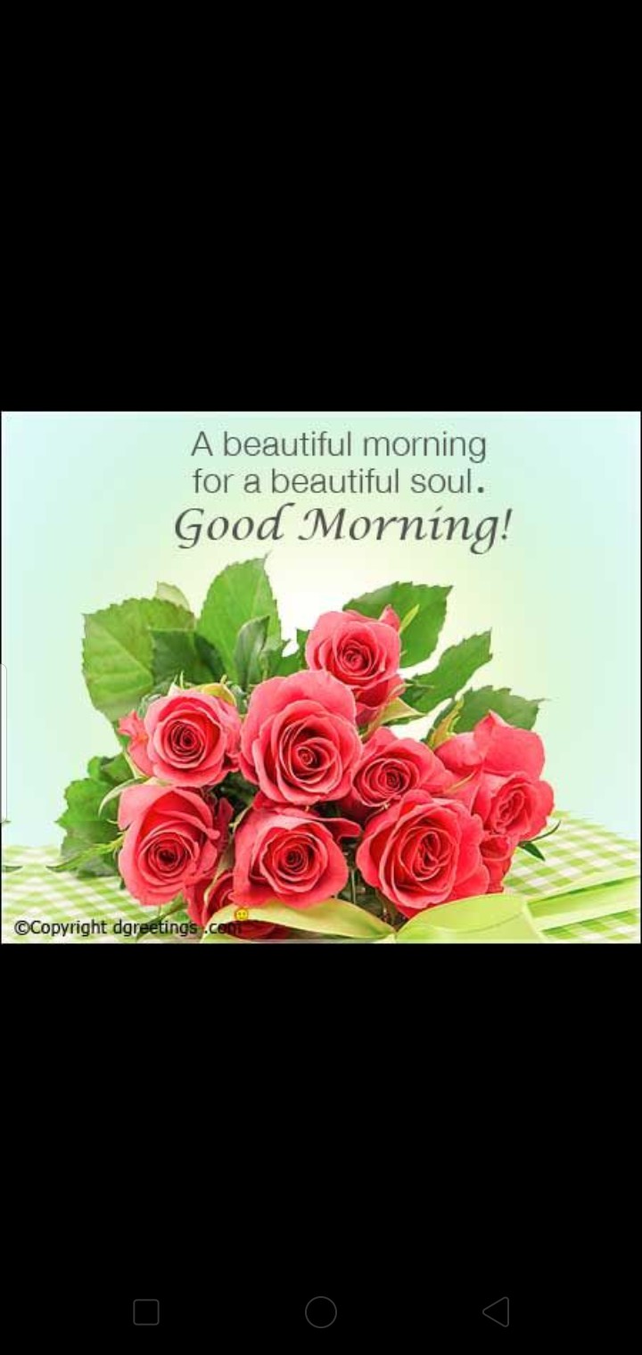 good morning
