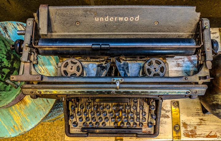 vintage typewriter