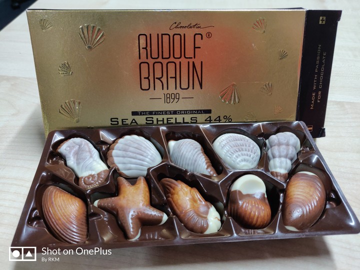 Sea shells chocolate