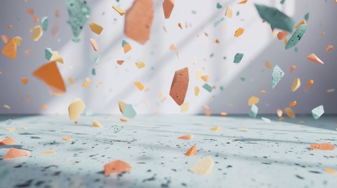 обои triangle, confetti