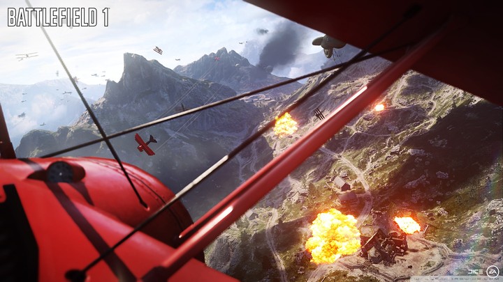 A battlefield 1 vehicle : fighter plane