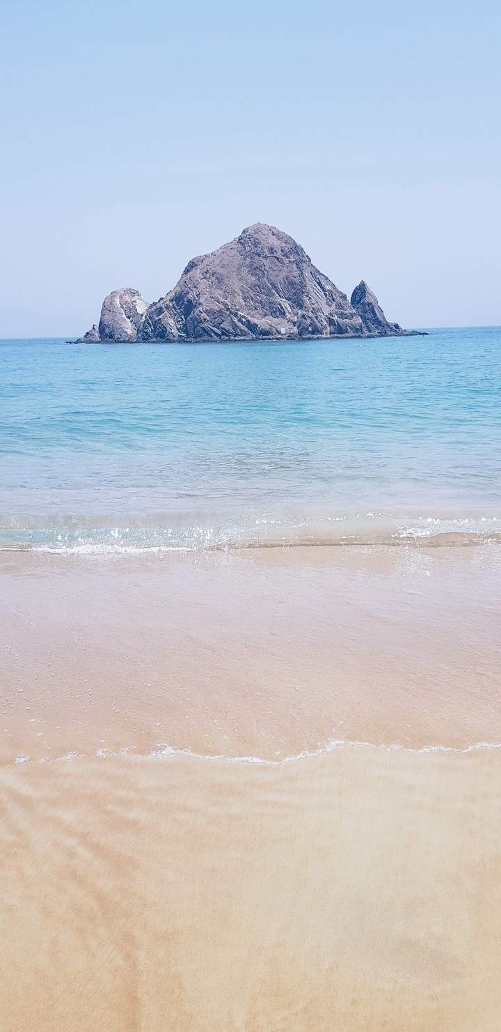 Coral island in the Indian Ocean