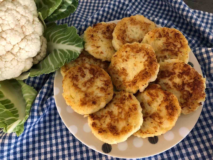Cauliflower pancakes