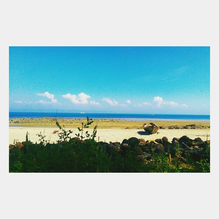 charm of a beach !!