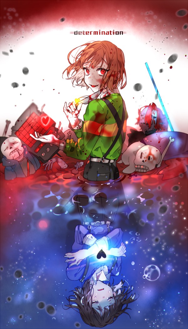 undertale chara and frisk walpaper