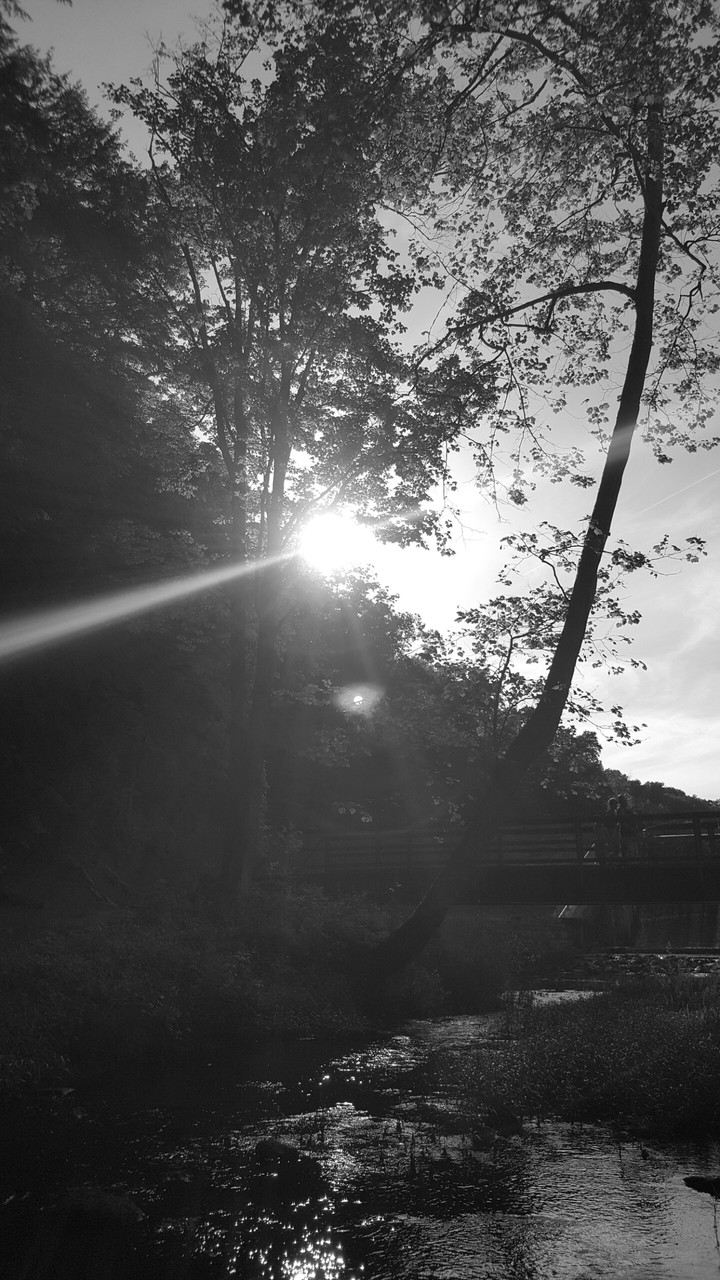 Sunset at an Ohio creek