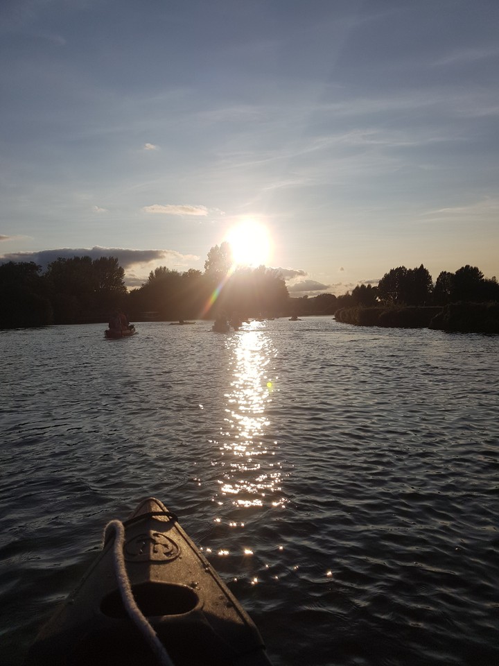 Down the river we go