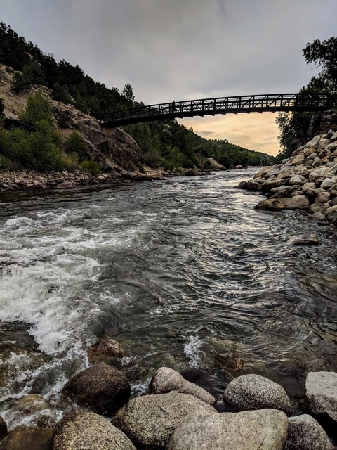 Bridge over water