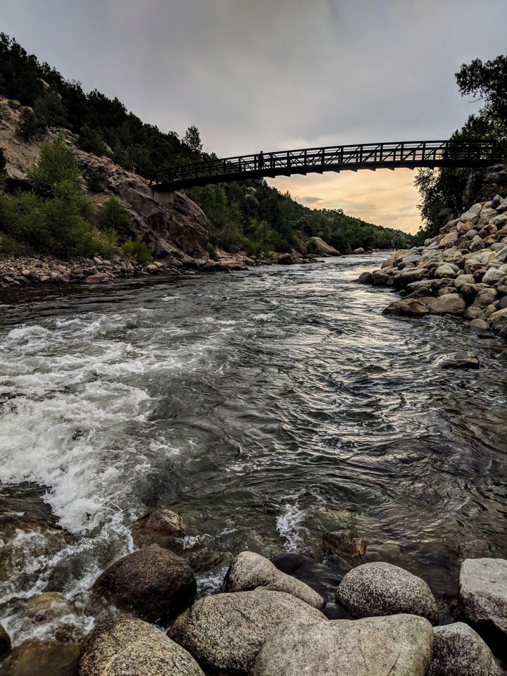 Bridge over water